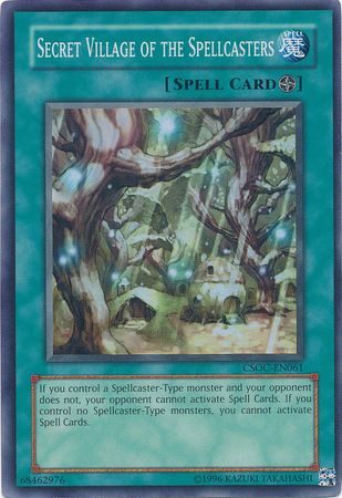 Secret Village of the Spellcasters CSOC EN061 Super Rare Unlimited Secret Village of the Spellcasters CSOC EN061 Super Rare Unlimited