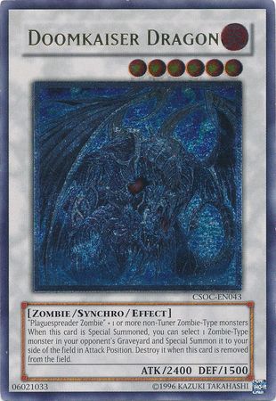 Ultimate Rare Doomkaiser Dragon CSOC EN043 Unlimited Ultimate Rare Doomkaiser Dragon CSOC EN043 Unlimited
