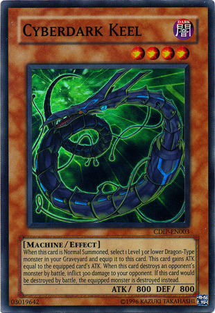YUGIOH Cyberdark Keel CDIP-EN003 1st Super x1