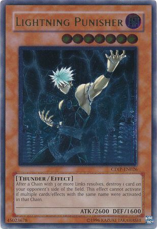 Ultimate Rare Lightning Punisher CDIP EN026 Unlimited Cyberdark Impact CDIP Unlimited Singles Ultimate Rare Lightning Punisher CDIP EN026 Unlimited Cyberdark Impact CDIP Unlimited Singles
