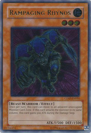 Ultimate Rare Rampaging Rhynos CDIP EN031 Unlimited Ultimate Rare Rampaging Rhynos CDIP EN031 Unlimited