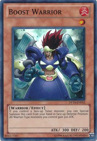Boost Warrior DP10 EN012 Super Rare Unlimited Boost Warrior DP10 EN012 Super Rare Unlimited