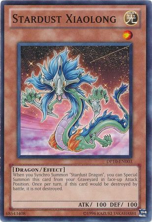Stardust Xiaolong DP10 EN003 Common Unlimited Duelist Pack Yusei 3 DP10 Unlimited Singles Stardust Xiaolong DP10 EN003 Common Unlimited Duelist Pack Yusei 3 DP10 Unlimited Singles