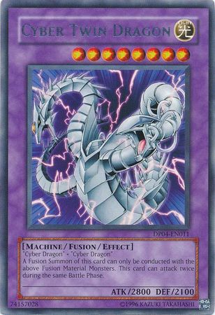 Cyber Twin Dragon DP04 EN011 Rare Unlimited Cyber Twin Dragon DP04 EN011 Rare Unlimited