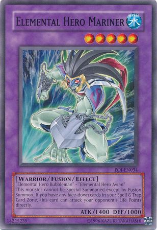 Elemental Hero Mariner EOJ EN034 Common Unlimited Elemental Hero Mariner EOJ EN034 Common Unlimited