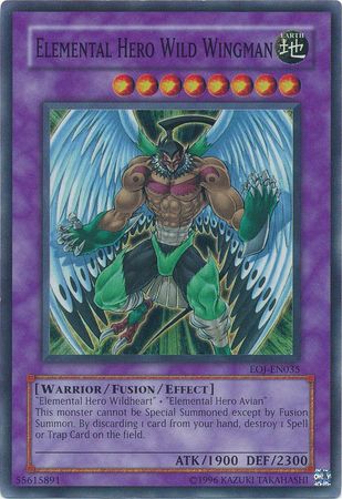 Elemental Hero Wild Wingman EOJ EN035 Super Rare Unlimited Enemy Of Justice EOJ Unlimited Singles Elemental Hero Wild Wingman EOJ EN035 Super Rare Unlimited Enemy Of Justice EOJ Unlimited Singles