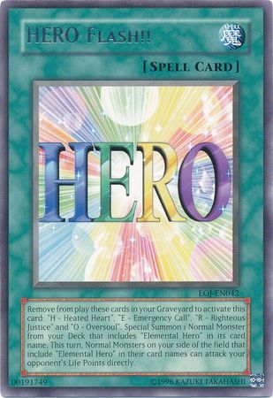 Hero Flash EOJ EN042 Rare Unlimited Hero Flash EOJ EN042 Rare Unlimited
