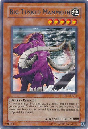 Big Tusked Mammoth FET EN015 Rare Unlimited Big Tusked Mammoth FET EN015 Rare Unlimited