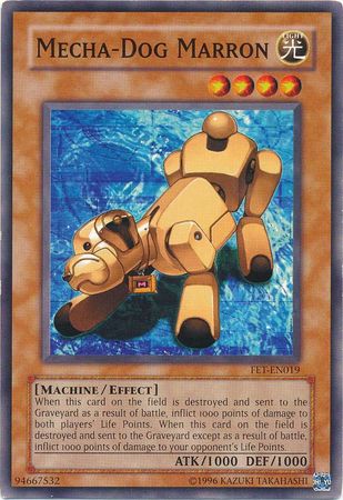 Mecha Dog Marron FET EN019 Common Unlimited Flaming Eternity FET Unlimited Singles Mecha Dog Marron FET EN019 Common Unlimited Flaming Eternity FET Unlimited Singles