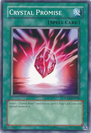 Crystal Promise FOTB EN036 Common Unlimited Force of the Breaker FOTB Unlimited Singles Crystal Promise FOTB EN036 Common Unlimited Force of the Breaker FOTB Unlimited Singles
