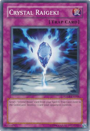 Crystal Raigeki FOTB EN048 Common Unlimited Force of the Breaker FOTB Unlimited Singles Crystal Raigeki FOTB EN048 Common Unlimited Force of the Breaker FOTB Unlimited Singles