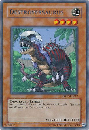 Destroyersaurus FOTB EN017 Rare Unlimited Destroyersaurus FOTB EN017 Rare Unlimited