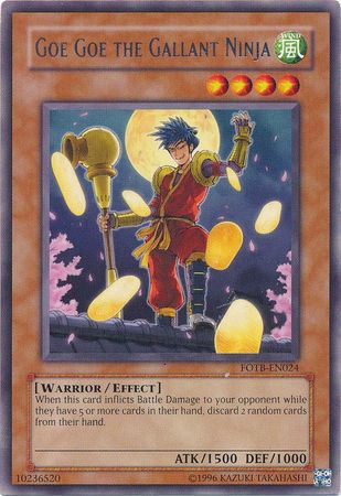 Goe Goe the Gallant Ninja FOTB EN024 Rare Unlimited Force of the Breaker FOTB Unlimited Singles Goe Goe the Gallant Ninja FOTB EN024 Rare Unlimited Force of the Breaker FOTB Unlimited Singles