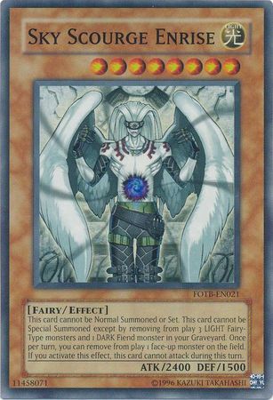 Sky Scourge Enrise FOTB EN021 Super Rare Unlimited Sky Scourge Enrise FOTB EN021 Super Rare Unlimited