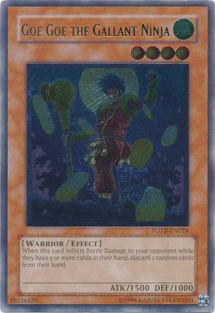 Ultimate Rare Goe Goe the Gallant Ninja FOTB EN024 Unlimited Force of the Breaker FOTB Unlimited Singles Ultimate Rare Goe Goe the Gallant Ninja FOTB EN024 Unlimited Force of the Breaker FOTB Unlimited Singles