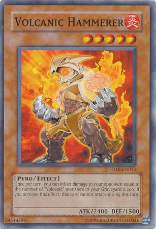 Volcanic Hammerer FOTB EN013 Common Unlimited Volcanic Hammerer FOTB EN013 Common Unlimited