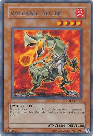 Volcanic Slicer FOTB EN012 Rare Unlimited Volcanic Slicer FOTB EN012 Rare Unlimited