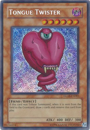 Tongue Twister GLAS EN085 Secret Rare Unlimited Tongue Twister GLAS EN085 Secret Rare Unlimited