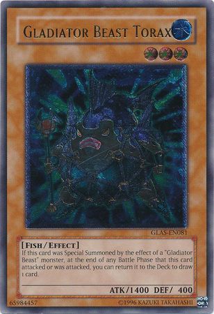 Ultimate Rare Gladiator Beast Torax GLAS EN081 Unlimited Ultimate Rare Gladiator Beast Torax GLAS EN081 Unlimited