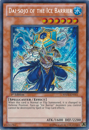 Dai Sojo of the Ice Barrier HA02 EN011 Secret Rare Unlimited Hidden Arsenal 2 HA02 Unlimited Singles Dai Sojo of the Ice Barrier HA02 EN011 Secret Rare Unlimited Hidden Arsenal 2 HA02 Unlimited Singles