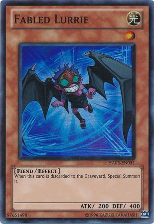 Fabled Lurrie HA02 EN031 Super Rare Unlimited Fabled Lurrie HA02 EN031 Super Rare Unlimited