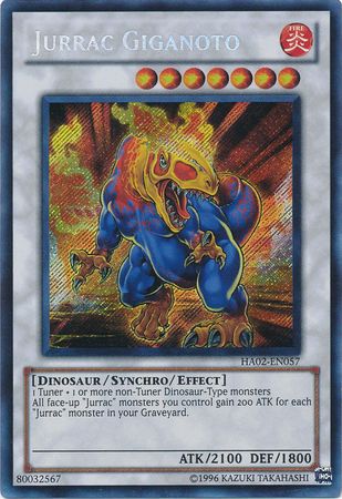 Jurrac Giganoto HA02 EN057 Secret Rare Unlimited Jurrac Giganoto HA02 EN057 Secret Rare Unlimited