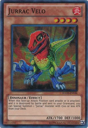 Jurrac Velo HA02 EN036 Super Rare Unlimited Jurrac Velo HA02 EN036 Super Rare Unlimited