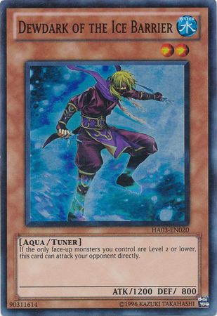 Dewdark of the Ice Barrier HA03 EN020 Super Rare Unlimited Dewdark of the Ice Barrier HA03 EN020 Super Rare Unlimited