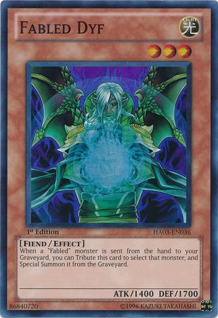 Fabled Dyf HA03 EN036 Super Rare Unlimited Fabled Dyf HA03 EN036 Super Rare Unlimited