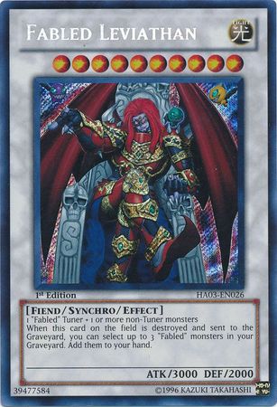 Fabled Leviathan HA03 EN026 Secret Rare Unlimited Fabled Leviathan HA03 EN026 Secret Rare Unlimited