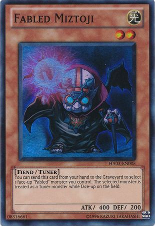 Fabled Miztoji HA03 EN005 Super Rare Unlimited Fabled Miztoji HA03 EN005 Super Rare Unlimited