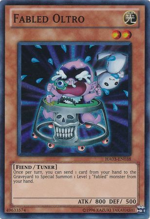 Fabled Oltro HA03 EN038 Super Rare Unlimited Fabled Oltro HA03 EN038 Super Rare Unlimited