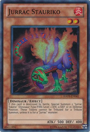 Jurrac Stauriko HA03 EN041 Super Rare Unlimited Hidden Arsenal 3 HA03 Unlimited Singles Jurrac Stauriko HA03 EN041 Super Rare Unlimited Hidden Arsenal 3 HA03 Unlimited Singles
