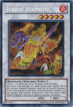Jurrac Velphito HA03 EN027 Secret Rare Unlimited Hidden Arsenal 3 HA03 Unlimited Singles Jurrac Velphito HA03 EN027 Secret Rare Unlimited Hidden Arsenal 3 HA03 Unlimited Singles