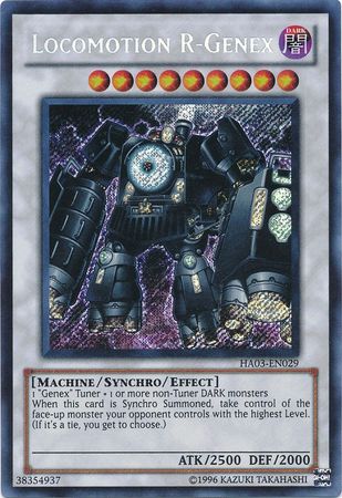 Locomotion R Genex HA03 EN029 Secret Rare Unlimited Locomotion R Genex HA03 EN029 Secret Rare Unlimited