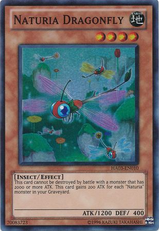 Naturia Dragonfly HA03 EN010 Super Rare Unlimited Naturia Dragonfly HA03 EN010 Super Rare Unlimited