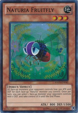 Naturia Fruitfly HA03 EN043 Super Rare Unlimited Naturia Fruitfly HA03 EN043 Super Rare Unlimited