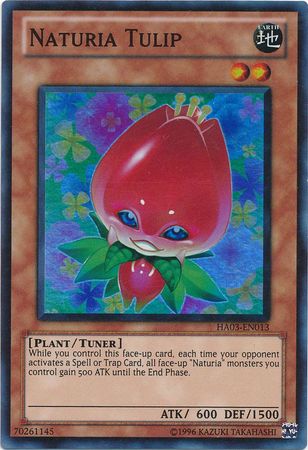 Naturia Tulip HA03 EN013 Super Rare Unlimited Naturia Tulip HA03 EN013 Super Rare Unlimited