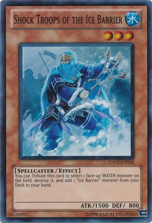 Shock Troops of the Ice Barrier HA03 EN018 Super Rare Unlimited Hidden Arsenal 3 HA03 Unlimited Singles Shock Troops of the Ice Barrier HA03 EN018 Super Rare Unlimited Hidden Arsenal 3 HA03 Unlimited Singles