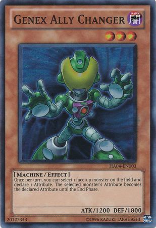 Genex Ally Changer HA04 EN003 Super Rare Unlimited Hidden Arsenal 4 Trishula s Triumph HA04 Unlimited Singles Genex Ally Changer HA04 EN003 Super Rare Unlimited Hidden Arsenal 4 Trishula s Triumph HA04 Unlimited Singles