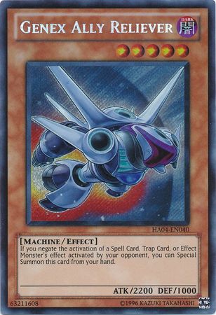 Genex Ally Reliever HA04 EN040 Secret Rare Unlimited Hidden Arsenal 4 Trishula s Triumph HA04 Unlimited Singles Genex Ally Reliever HA04 EN040 Secret Rare Unlimited Hidden Arsenal 4 Trishula s Triumph HA04 Unlimited Singles