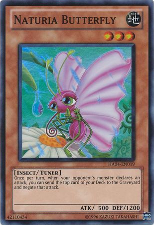 Naturia Butterfly HA04 EN019 Super Rare Unlimited Naturia Butterfly HA04 EN019 Super Rare Unlimited