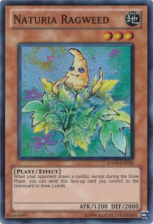 Naturia Ragweed HA04 EN050 Super Rare Unlimited Naturia Ragweed HA04 EN050 Super Rare Unlimited