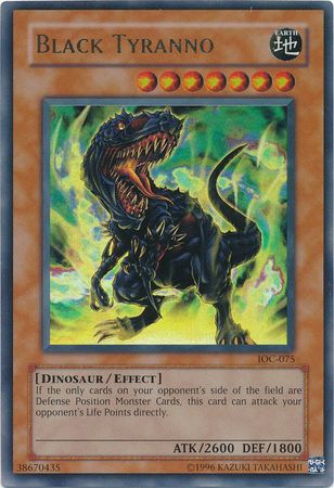 Black Tyranno IOC 075 Ultra Rare Unlimited Invasion of Chaos IOC Unlimited Singles Black Tyranno IOC 075 Ultra Rare Unlimited Invasion of Chaos IOC Unlimited Singles
