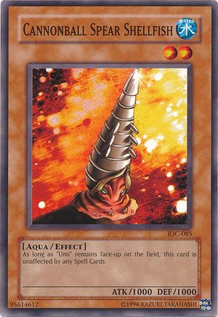 Cannonball Spear Shellfish IOC 085 Common Unlimited Invasion of Chaos IOC Unlimited Singles Cannonball Spear Shellfish IOC 085 Common Unlimited Invasion of Chaos IOC Unlimited Singles
