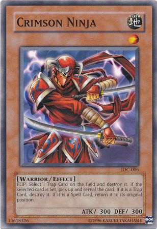 Crimson Ninja IOC 006 Common Unlimited Invasion of Chaos IOC Unlimited Singles Crimson Ninja IOC 006 Common Unlimited Invasion of Chaos IOC Unlimited Singles