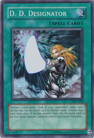 D D Designator IOC 039 Super Rare Unlimited Invasion of Chaos IOC Unlimited Singles D D Designator IOC 039 Super Rare Unlimited Invasion of Chaos IOC Unlimited Singles