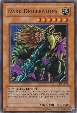 Dark Driceratops IOC 073 Rare Unlimited Invasion of Chaos IOC Unlimited Singles Dark Driceratops IOC 073 Rare Unlimited Invasion of Chaos IOC Unlimited Singles