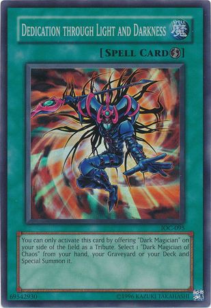Dedication Through Light and Darkness IOC 095 Super Rare Unlimited Invasion of Chaos IOC Unlimited Singles Dedication Through Light and Darkness IOC 095 Super Rare Unlimited Invasion of Chaos IOC Unlimited Singles