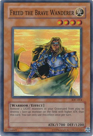 Freed the Brave Wanderer IOC 014 Super Rare Unlimited Invasion of Chaos IOC Unlimited Singles Freed the Brave Wanderer IOC 014 Super Rare Unlimited Invasion of Chaos IOC Unlimited Singles